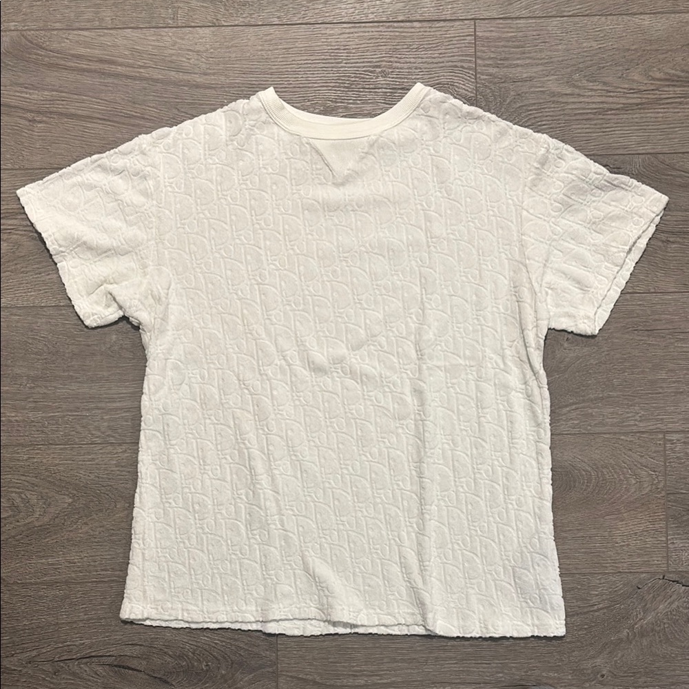 Dior White Short Sleeve Tee